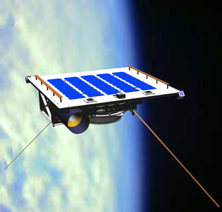Max Valier Satellite in space