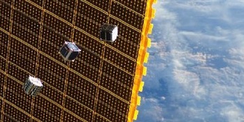 Cubesats leave ISS