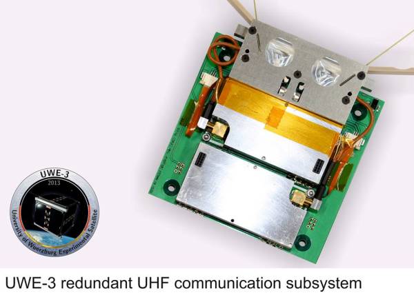 UWE-3 redundant UHF SubSystem