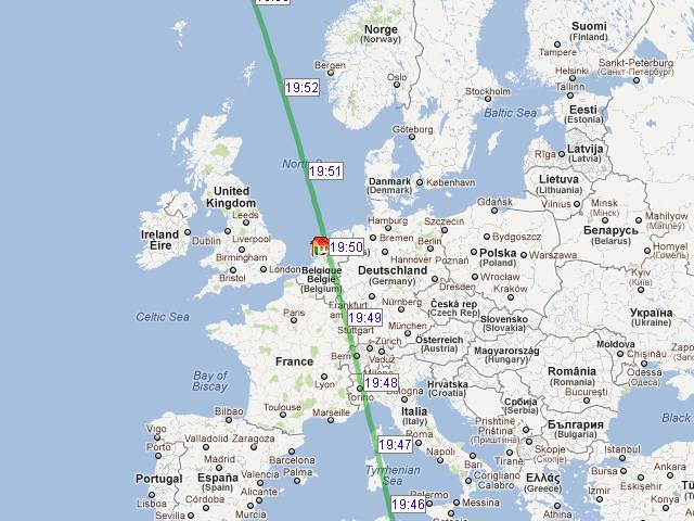 VO52 Pass at 13-03-2012 19:45 CEST