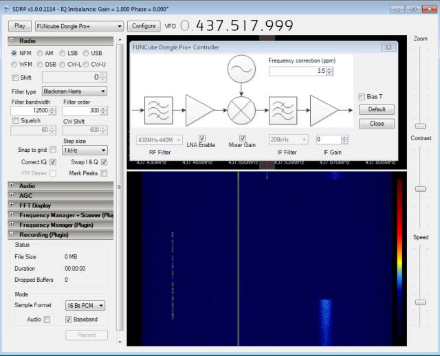 SDRSharp FCD Settings