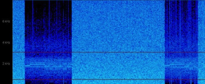 CubeBUG Audio Spectrogram 20:29 UTC