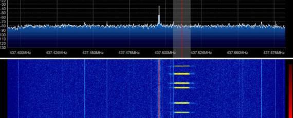 SDR Spectrum ESTCube-1