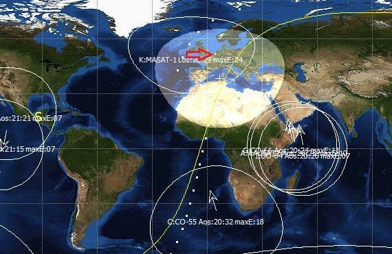 STRaND-1 SatPC32 04-08-2013 18:03UTC