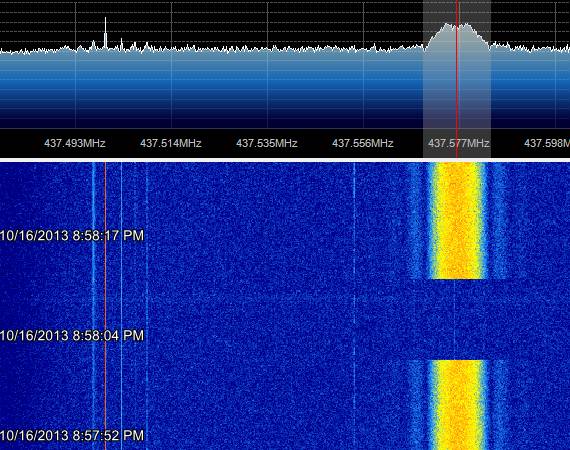 STRaND-1 SDR 16-10-2013 18:55UTC