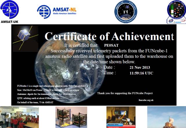 AO-73 Certificate